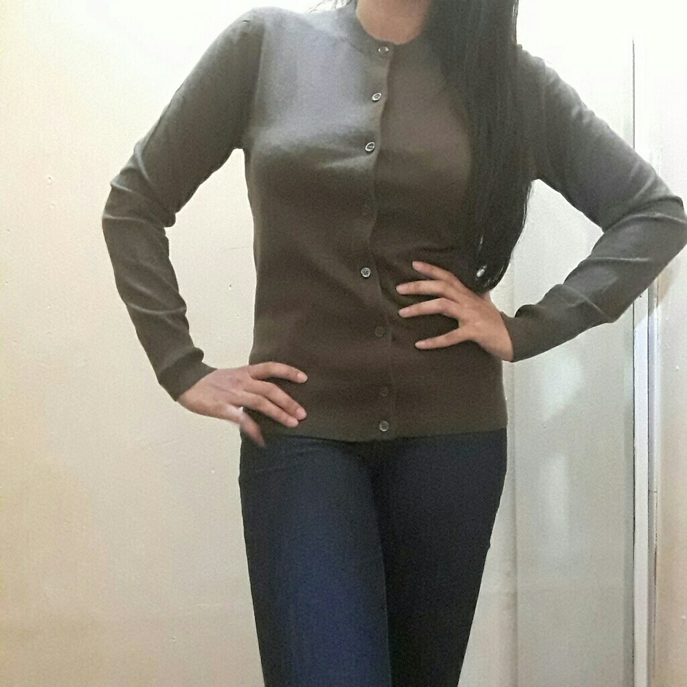 ❌❌❌J.CREW Womens small Jackie Cotton Cardigan - Picture 1 of 7